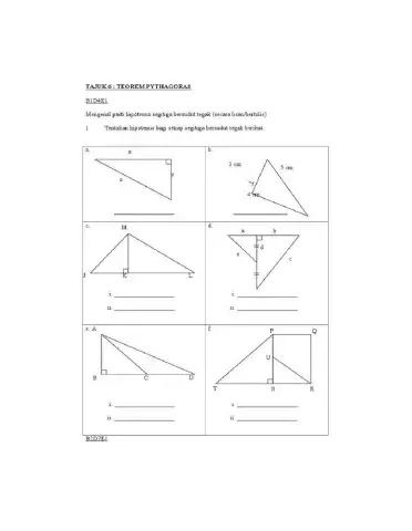 Topik 13 teorem pythagoras