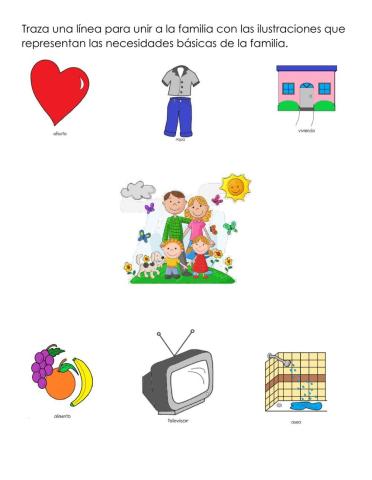 Las necesidades básicas de la familia