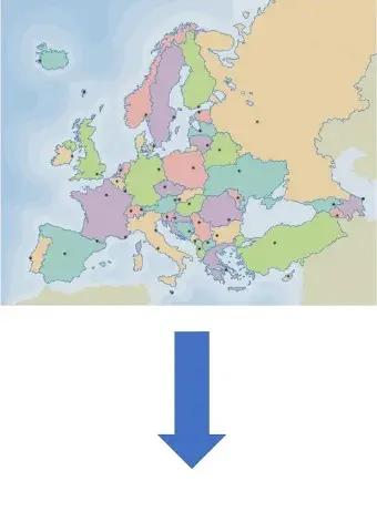 Mapa político Europa