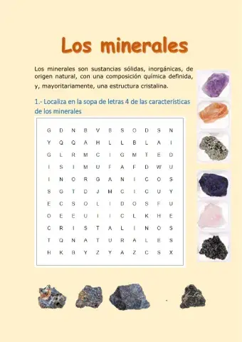 Los minerales