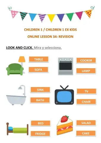 CHILDREN 1 - ONLINE LESSON 34 REVISION livew1