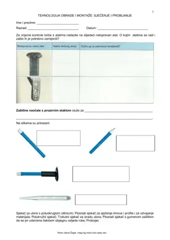 Sječenje i probijanje