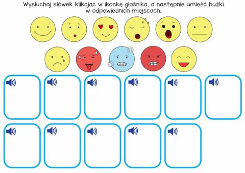 Feelings and emotions - match