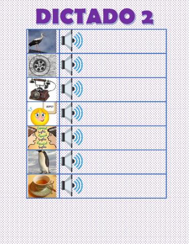 Dictado 2. Noviembre