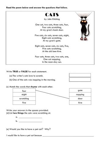 Poem- cats