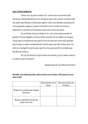 Comprensión lectora