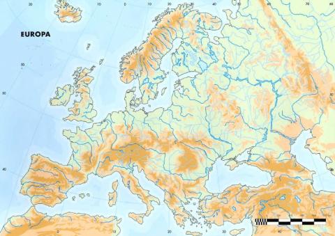 El Relieve de Europa