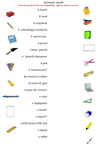 School stuff join the arrow