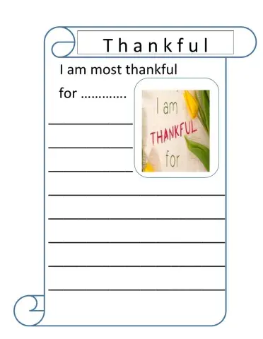 Introduction - I am Thankful For......