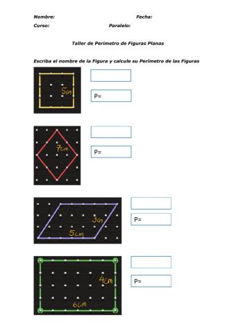 Perímetro de figuras planas