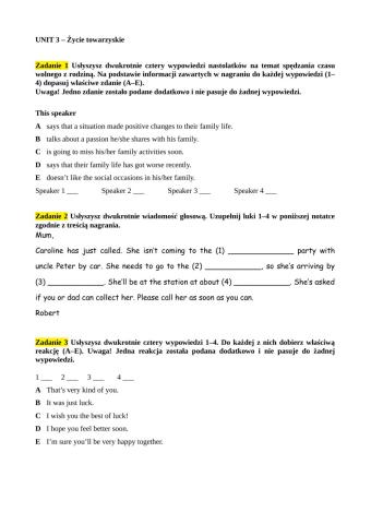 Kl.8 życie towarzyskie