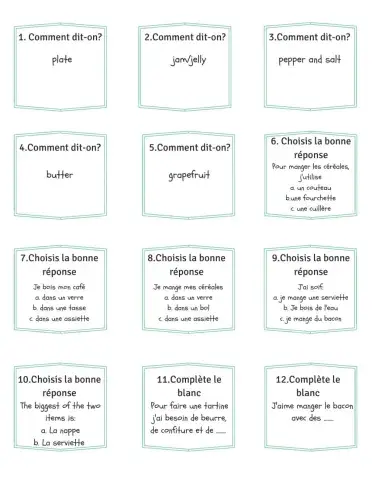 Chapitre 6 taskcards