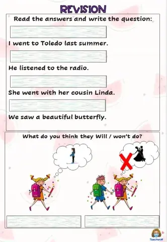 Revision Past - Future