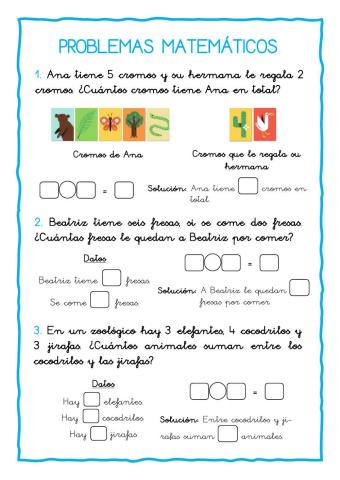 Problemas matemáticas