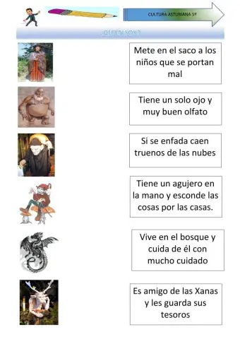 ¿Sabes quién soy? Seres mitológicos asturianos