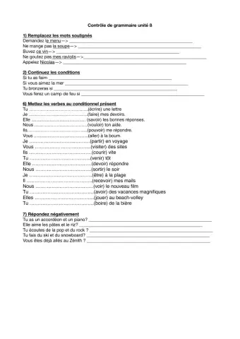 Contrôle unité 8 appli ado 2