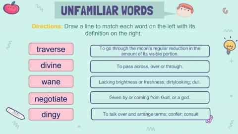 Unfamliar words 6th (1)