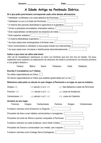 A Idade Antiga na Península Ibérica