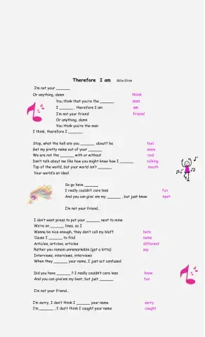 I think, therefore I am