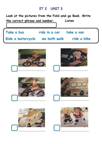 How do you go to school?