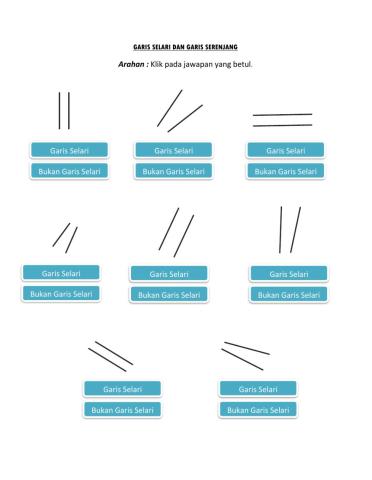 Garis Selari & Garis Serenjang