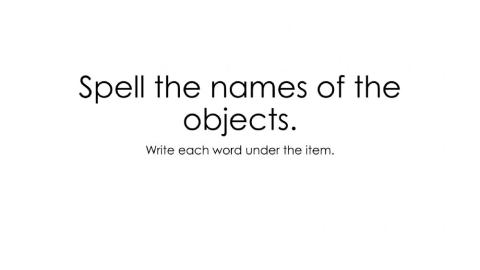 Spelling list week 14, ex2