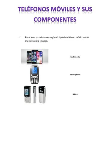 Teléfonos móviles y componentes