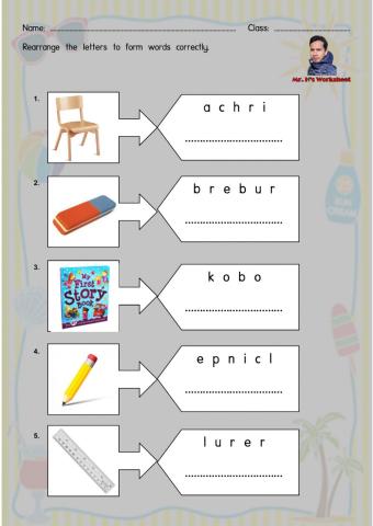 Things in the Classroom