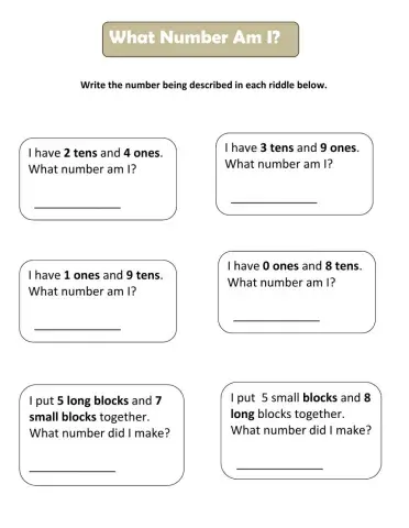 Place Value Word Problems