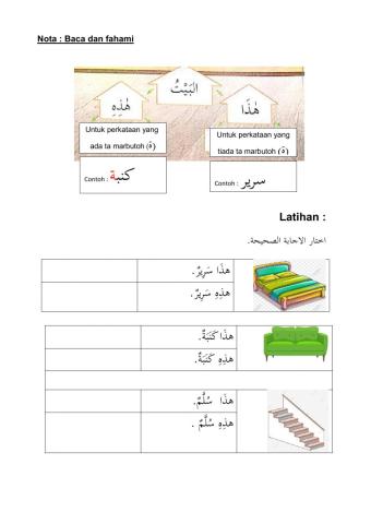 Bahasa Arab Tahun 4  Baiti Jannati (Haza Hazihi)