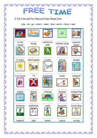 Free time activities