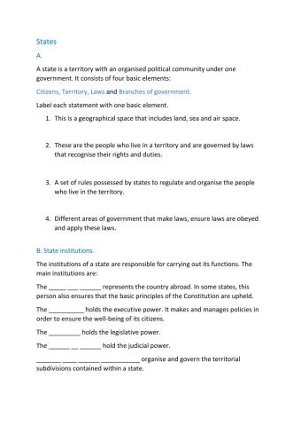 States, democracies and dictatorships