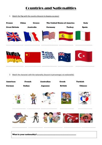 Countries and nationalities