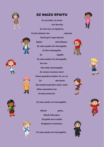 -Ez naizu epaitu- - Gatibu