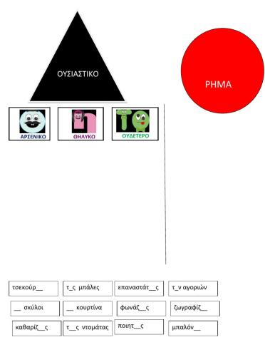 Ουσιαστικο ή ρημα