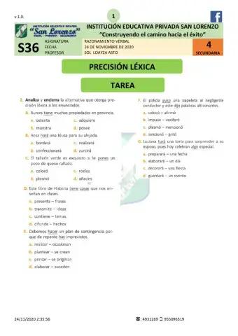 Precisión léxica