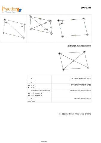 מקבילית תכונות