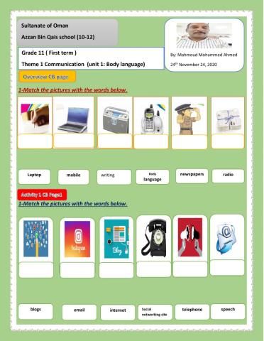 Theme 1: communication :Over View 1