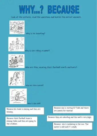 Why....? Because.....