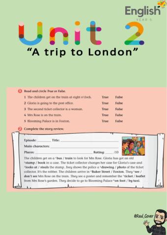 Unit 2 Lesson 5 Activity 1 Y5