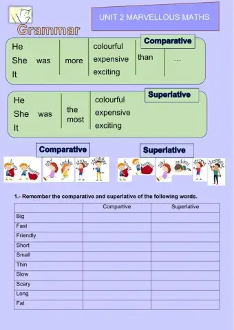 Unit 2 Review Grammar