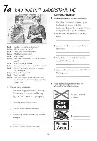 Workbook Unit 7 (4th teens)