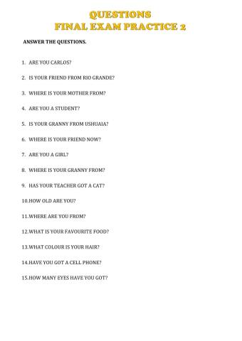 QUESTIONS-Final Practice 2