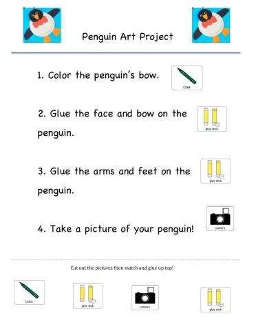 Art Visual Schedule Penguin