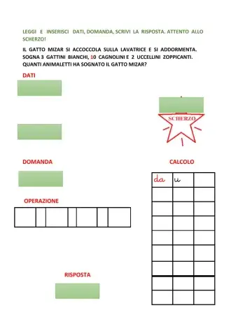 Problema : addizione o sottrazione?