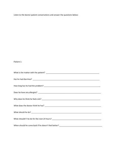 At the doctor's office