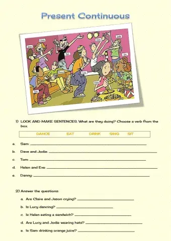 Present Continuous - KIDS 4