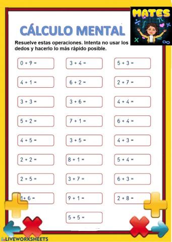 CALCULO MENTAL