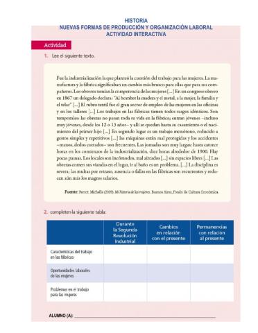 Nuevas formas de producción y organización laboral