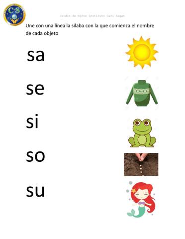 Silabas letra S
